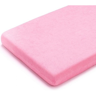 Maceshka Prostěradlo nepropustné froté růžové 60x120