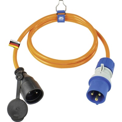 AS Schwabe 862435 napájací káblový adaptér 16 A oranžová 1.5 m