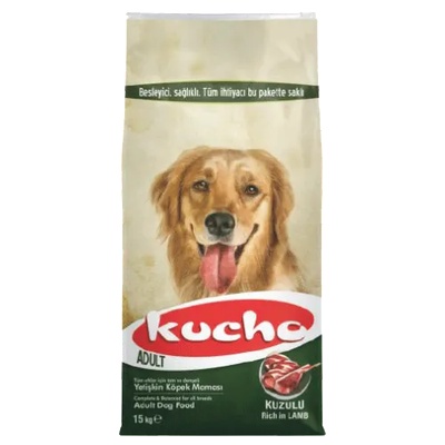 Kucho dog adult lamb & rice - суха храна за пораснали кучета от всички породи, над 1 година - агнешко месо, Турция - 15 кг