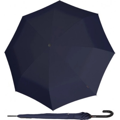 Knirps KNIRPS A.760 STICK NAVY - elegantní holový vystřelovací deštník