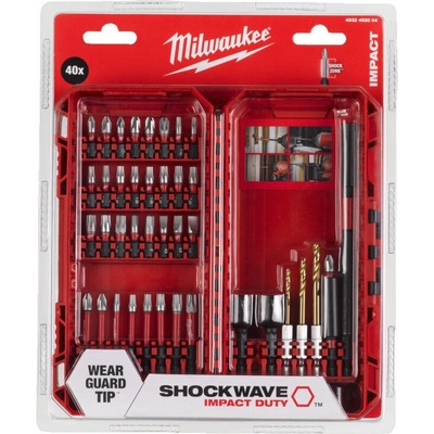 Milwaukee Комплект битове shockwave impact duty 40 части