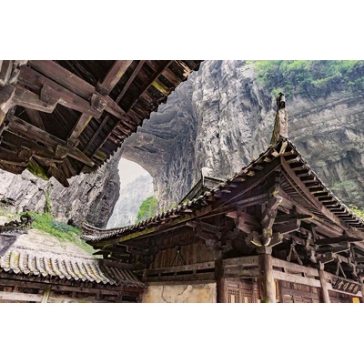 DIMEX ART Флизелинов фототапет китайска историческа кръчма 375 x 250 см