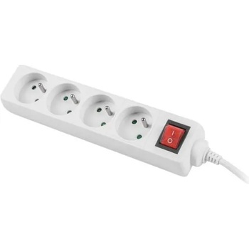 Lanberg 4 Plug 1,5 m Switch (PS1-04E-0150-W)