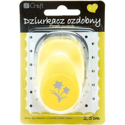 dpCraft Dekorační děrovačka 2,5cm – narcis (JCDZ-110-143)