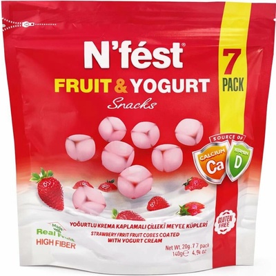 N´fést fruit and yogurt snack strawberry 140 g