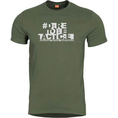 Pentagon tričko Ageron Hash tag olivové