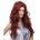 Astérix Aster Long Brown Wig with Curls