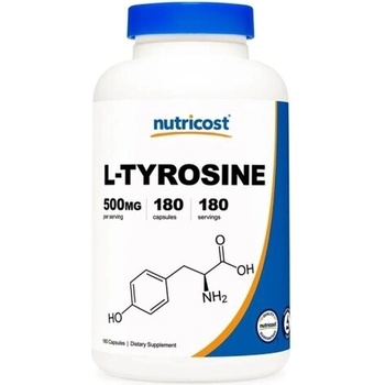 Nutricost L-Тирозин 500 mg 180 капсули | Nutricost (31885 (037201) NC)