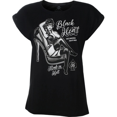 Black heart дамска тениска black heart - fetish ext - черна - 12927