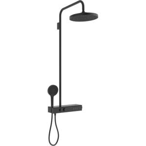 Ideal Standard Ceratherm Solos - Душ комплект с термостат, диаметър 30 см, 3 струи, копринено черен A7882XG (A7882XG)