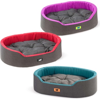 Ferplast Dandy C - Овално памучно легло с възглавница за кучета , 80 х 55 х 20 см. /три модела/