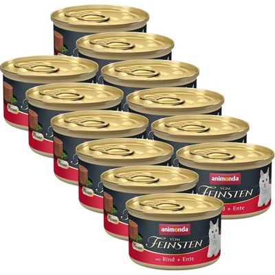 Animonda Vom Feinsten Cat Adult – hovädzie a kačka 12 x 85 g