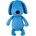 Balibazoo Мека играчка за гушкане Bali Bazoo - Dog, 28 cm, синя (111058)