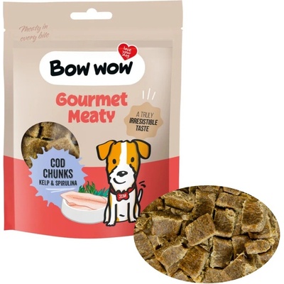 Bow wow Bow wow Pamlsky pro psy masíčka s treskou kelpou a spirulinou 60 g