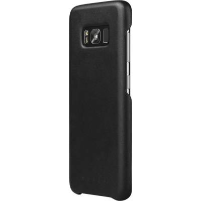 Mujjo Leather Case - кожен (естествена кожа) кейс за Samsung Galaxy S8 (черен)