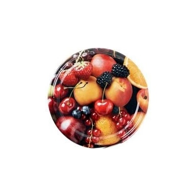 Toro Víčko na zavařovací sklenice 10ks, 82mm, motiv fruits 3175082