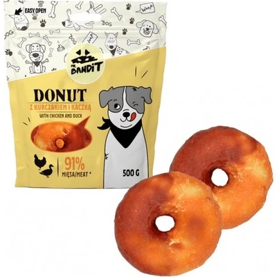VetExpert Mr. Bandit DONUT with chicken and duck - лакомство за куче, донат с пиле и патица, 500 гр - Полша