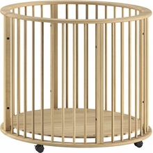 Vipack Dino Detská ohrádka z bukového dreva 90x90 cm v prírodnej farbe