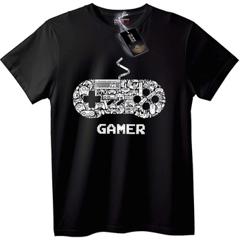 NOONEBRAND Тениска Геймърски Контролер - 6XL, Black