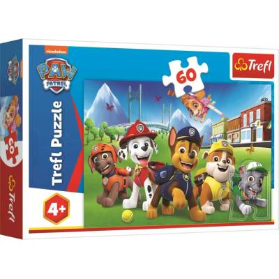 Trefl Paw Patrol v tráve / Viacom PAW Patrol 60 dielov