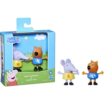 Hasbro Комплект фигурки Hasbro Peppa Pig - Emily Elephant & Freddy Fox, 2 броя (F6413_F7653)