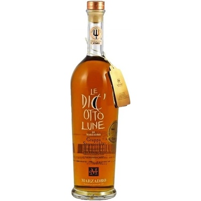 Grappa Marzadro Le Diciotto Lune 41% 0,7 l (čistá fľaša)