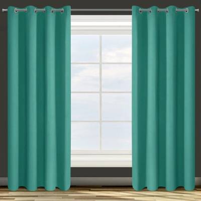 Design 91 ZATEMŇOVACÍ ZÁVĚS NA KROUŽCÍCH PARISA 135X250 CM TYRKYSOVÁ