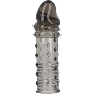 ToyJoy Пенис удължител и удебелител Power Stud Sleeve черен