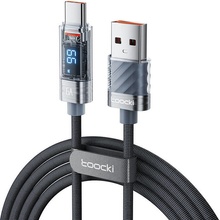 Toocki 054348 USB na USB-C, 66W, 1m, sivý