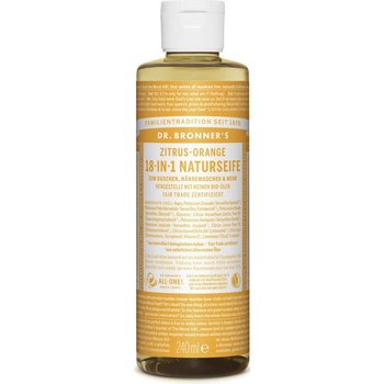 Dr. Bronner's tekuté univerzálne bio mydlo ALL-ONE Citrus 236 ml