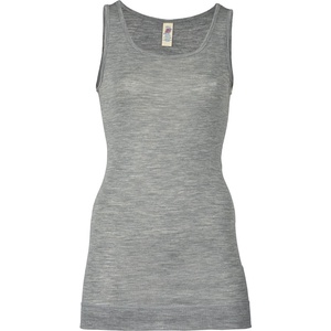 Engel Дамско копринено термобельо Engel Women's Sleeveless Shirt Everyday base layer - Light Grey Melange - размер 34/36 (EU) (114-0820-0411)