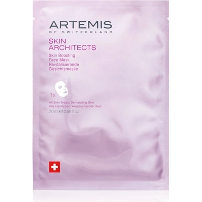 ARTEMIS SKIN ARCHITECTS Skin Boosting платнена маска за лице с енергизиращ ефект 20ml