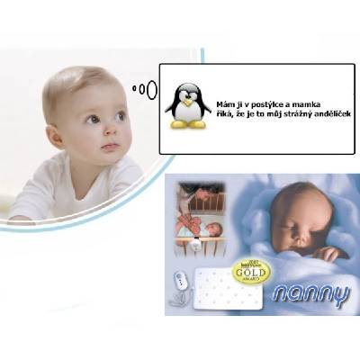 Monitor dechu Nanny BM 02 (Kojenecký monitor dechu Nanny BM02 Jablotron)