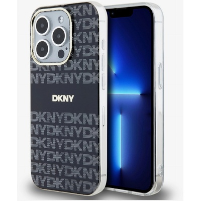 PC/TPU Repeat Pattern Tonal Stripe Magsafe Back Cover за iPhone 13 Pro Black DKNY DKNY | Cheren | МЪЖЕ | UNI