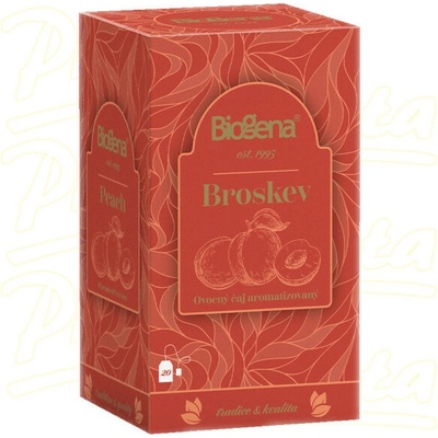 Biogena Traditional Broskev porcovaný ovocný čaj 20 x 2 g
