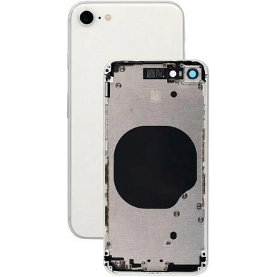 Kryt Apple iPhone SE 2020, SE 2022 zadní + střední bílý