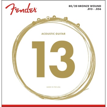 Fender 80/20 Bronze 70M 13-56 Струни за акустична китара (0730070408)