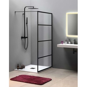 SAPHO Cure Black - Душ кабина 70x200 см, матово черно/прозрачно стъкло CB70 (CB70)