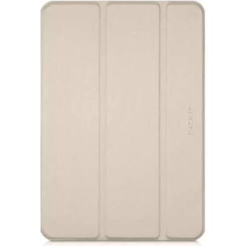 Macally Stand Case - полиуретанов калъф и поставка за iPad 7 (2019), iPad 8 (2020) (златист)