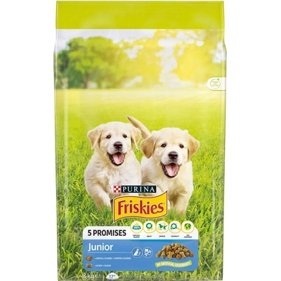 Friskies Junior s kuracím 8 kg