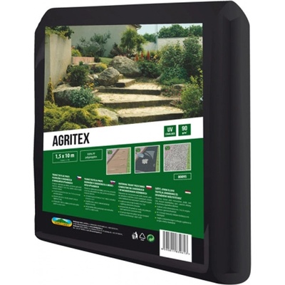 Nohel Garden Agritex Tkaná mulčovacia textília 1,5 x 10 m 90 g čierna