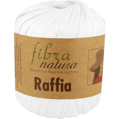 Fibra Natura Raffia 116-01 biela