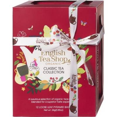 English Tea Shop Darčeková sada čajov Classic Collection 12 pyramídok