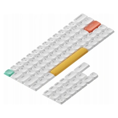 Nuphy Keycaps NSA Shine-through ABS Low Profile Air 60 V2 White – Zboží Živě