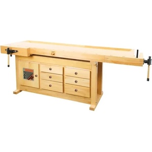 Holzmann Дървена работна маса Holzmann WB210C / с 7 бр. чекмеджета и 2 бр. стяги (9120039900421)