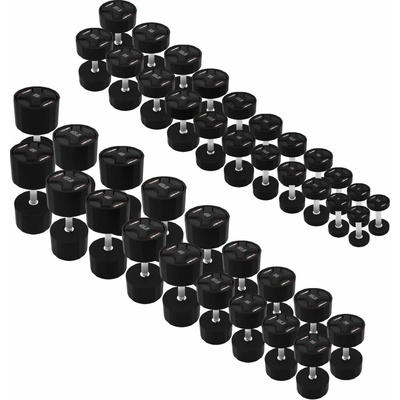 HMS Sada jednoručních polyuretanových činek HPC set 2 x 2,5 - 50 kg