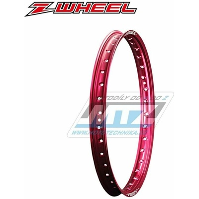 Ráfek motocyklový - rozměr 1,60x21" 36H (předvrtaný / 36 otvorů) ZETA Z-WHEEL W01-92413 - červený (přední) ZW0192413