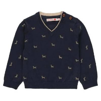 Блуза Boboli Puppy sweater - Blue (Navy)