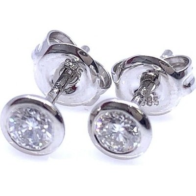 Jan Kos jewellery zlaté náušnice s briliantem 83000387