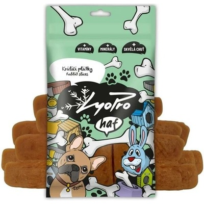 LyoPro Dog Králíčí plátky 70 g